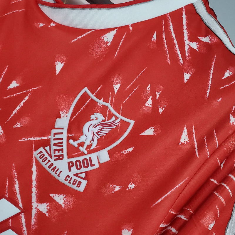 Camisa Liverpool Titular 89/91 - Versão Retro