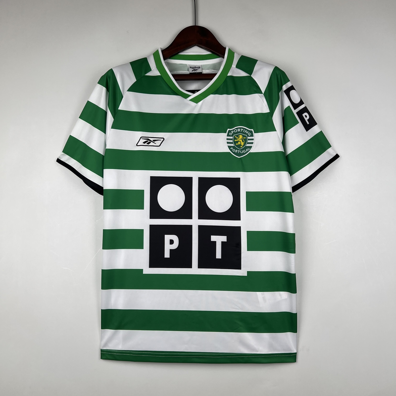 Camisa Sporting Home  2003/04 - RETRÔ