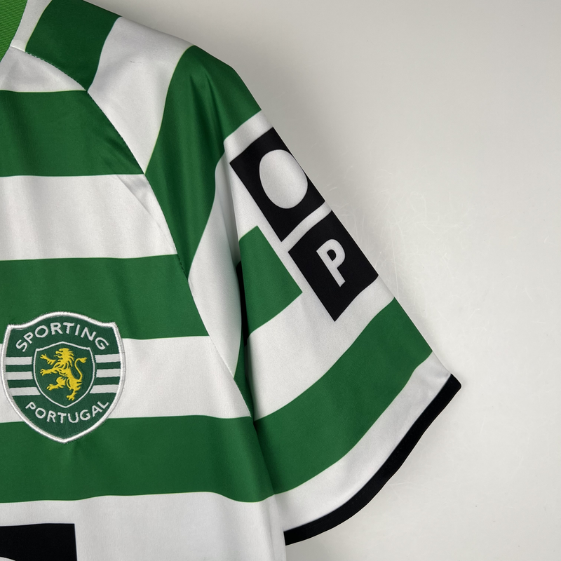 Camisa Sporting Home  2003/04 - RETRÔ